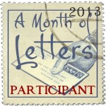 A Month of Letters badge