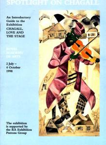 Catalogue for Marc Chagall exhibition