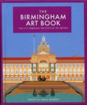 Front cover of The Birmingham Art Book, showing an image of the Council House by Emma Bennett